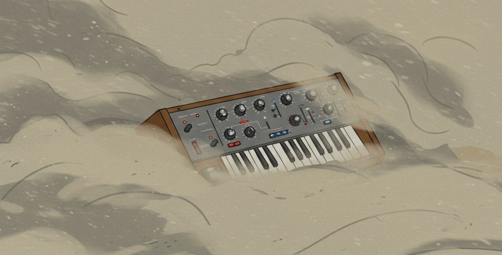 砂嵐の中から自分の曲が聞こえたよ 《多重録音》