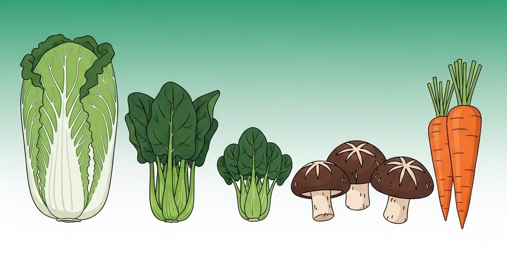 野菜は笑っている 《スタジオ飯》